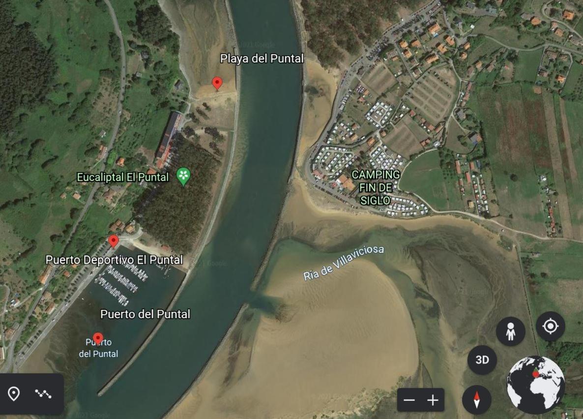 Playa Del Puntal Villaviciosa Asturias Lujo Primera Linea Playa Exteriér fotografie