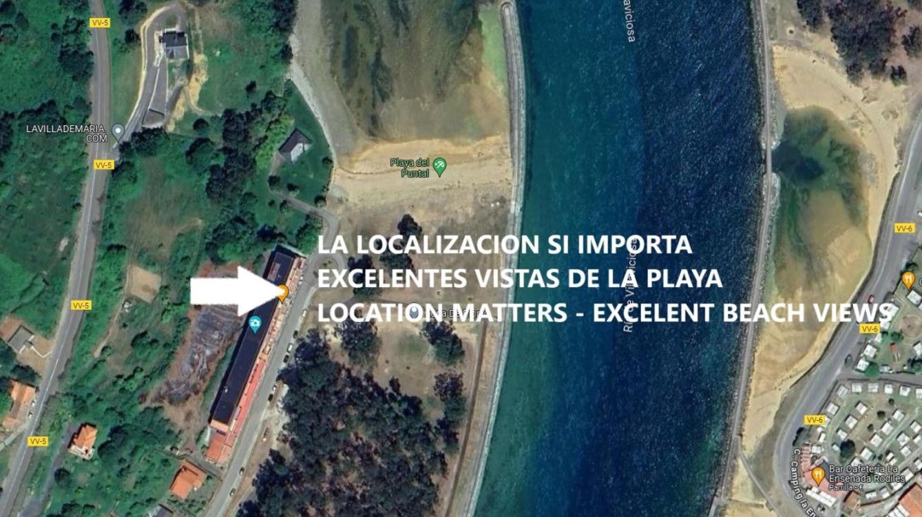 Playa Del Puntal Villaviciosa Asturias Lujo Primera Linea Playa Exteriér fotografie
