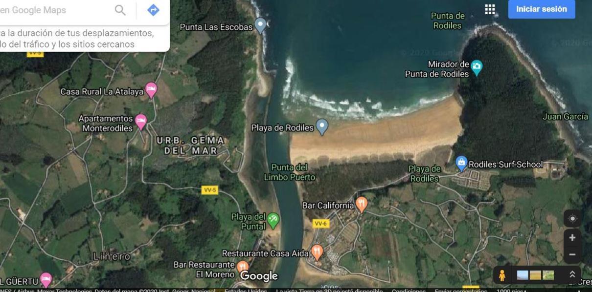 Playa Del Puntal Villaviciosa Asturias Lujo Primera Linea Playa Exteriér fotografie