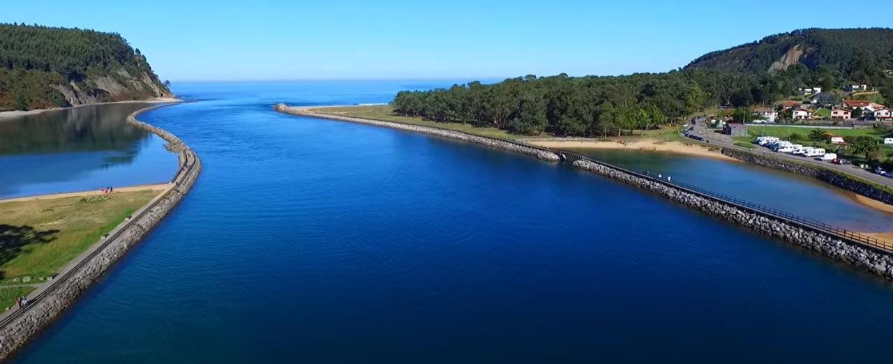 Playa Del Puntal Villaviciosa Asturias Lujo Primera Linea Playa Exteriér fotografie